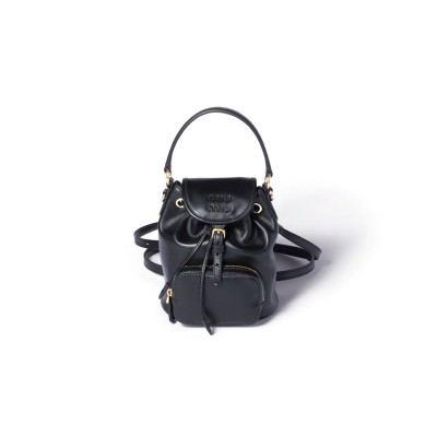 MIU MIU LEATHER MINI-BACKPACK 5BZ045 (17*14*8cm)